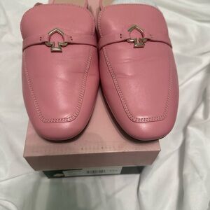 Tory Burch Pink Leather Mules